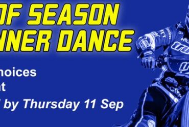 END OF SEASON EVENT PAYMENT & MENU CHOICES NEEDED