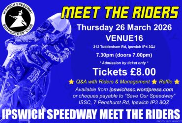 LIMITED TICKETS REMAINING FOR MEET THE RIDERS EVENT